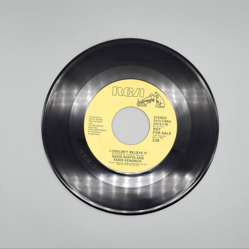 David Ruffin I Couldn't Believe It Single Record RCA 1987 5313-7-RAA PROMO 2
