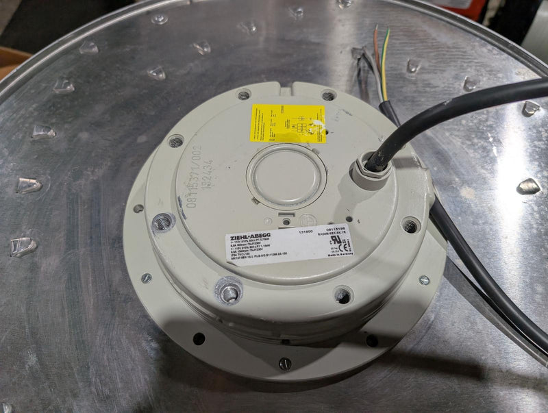 Ziehl-Abegg RH56M-6EK.6K.1R Centrifugal Fan 5A 230V 1.1kW 1040 RPM 127783