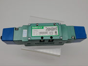 Numatics I23BB00BMP00061 ISO 5599/2 Valve 2 Solenoid 4 Way 3/8" NPTF 24VDC Plug 2