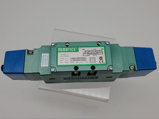 Numatics I23BB00BMP00061 ISO 5599/2 Valve 2 Solenoid 4 Way 3/8" NPTF 24VDC Plug 2