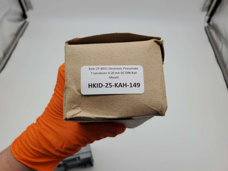 Kele CP-8551 Electronic Pneumatic Transducer 4-20 mA DC DIN Rail Mount 6