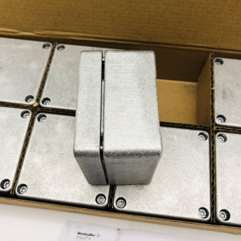 10pk Weidmuller 0342000000 Aluminum Enclosure Empty Housing Klippon K1 4