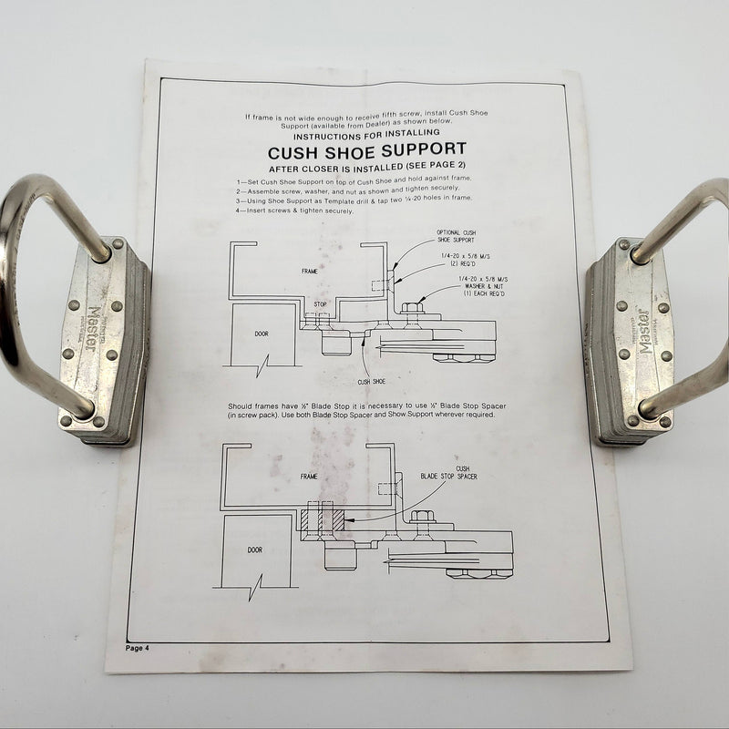 LCN 1460-3077CNS Closer Arm Aluminum Finish CUSH Non-Handed LCN 1460 Closers