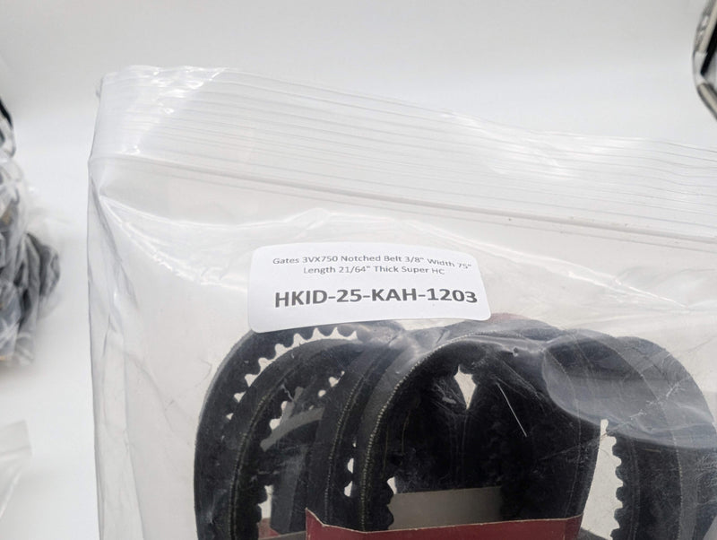 Gates 3VX750 Notched Belt 3/8" Width 75" Length 21/64" Thick Super HC 4