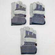 MCR Safety 1400 Split Leather Palm Work Gloves Size XL Safety Cuff 2.5"L 3 Pair 1