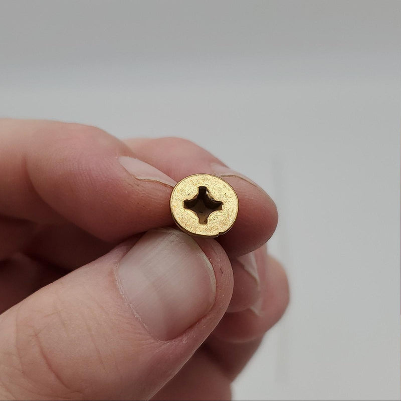 10x Falcon P2764 Machine Screws 12-24 x 3/8" Long Flat Head Satin Bronze 1