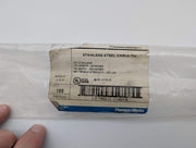 Thomas & Betts 304 Stainless Steel Cable Ties 1/4" x 29" Dual Lock Pack of 100 5