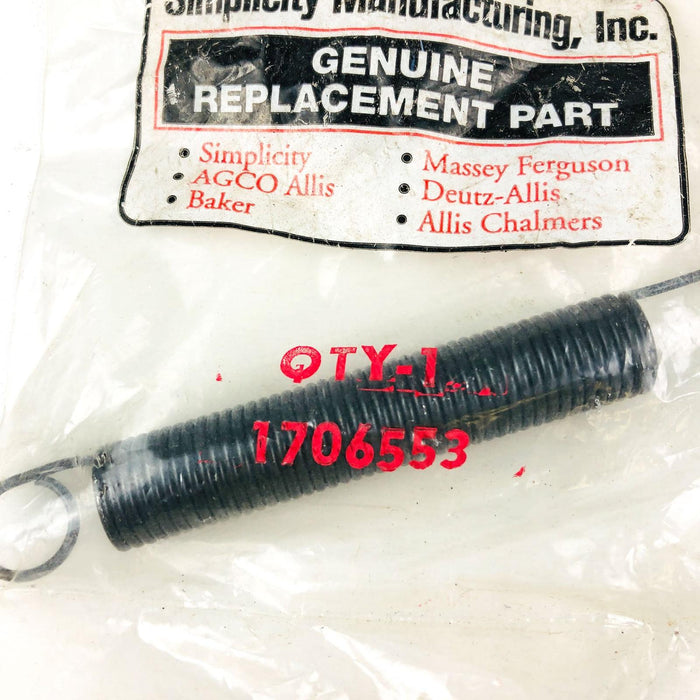 Simplicity 1706553 Spring Extension .631ODX OEM NOS Replaced by 1706553SM