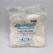 PIP 100-2830 Cleanroom Vinyl Glove XL Single Use Clss 10 Finger Textur 12" 100pk 6