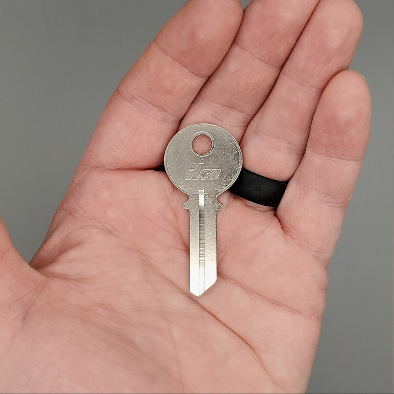 10x Ilco 1023 Key Blanks CL1 for Clinton Locks Nickel Plated NOS 1