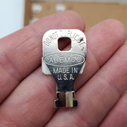 Ademco Keyswitch Key 507-224 Formed Key High Security USA Made NOS 1