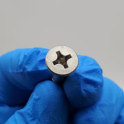 #14 X 2" Self-Tapping Sheet Metal Screws Phillips Flat Head 18-8 SS Pack of 100 4