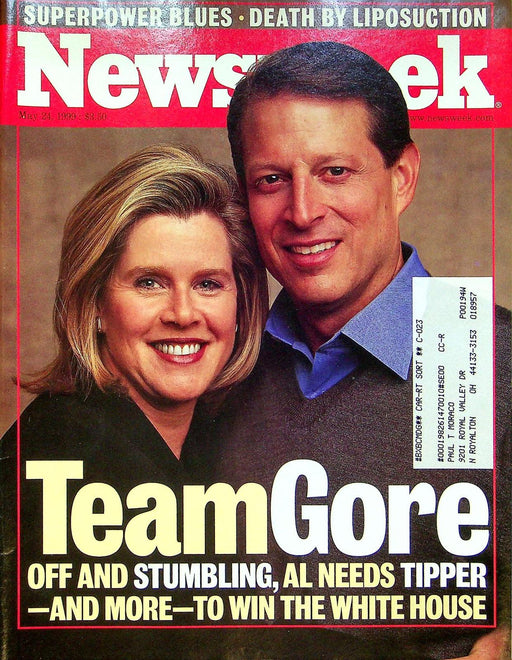Newsweek Magazine May 24 1999 Al Gore Run For Presidency Tipper E Trading 1