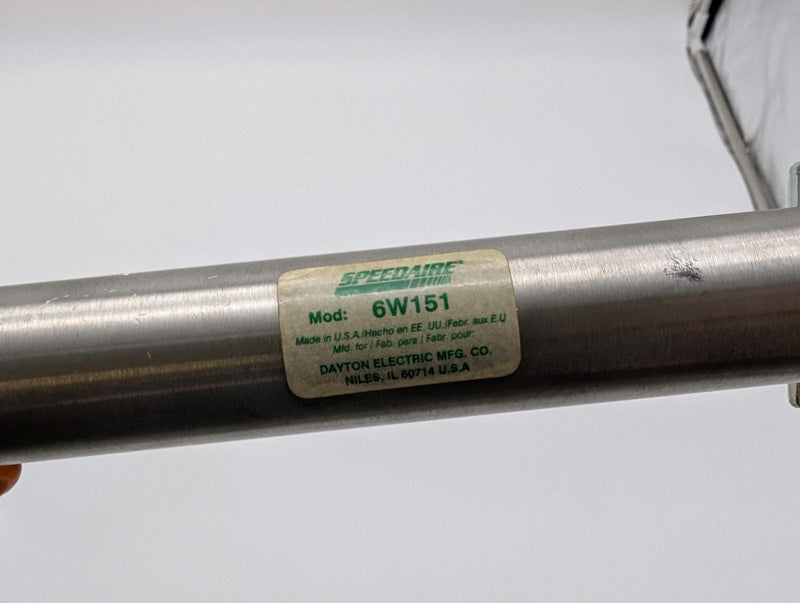 Speedaire 6W151 Air Cylinder 1-1/16" Bore 6" Stroke 250 PSI 3