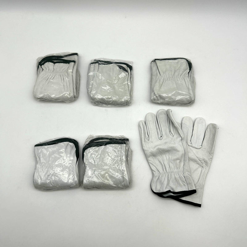 PIP 68-163 Driver Gloves Size Medium Split Cowhide Leather Vending Pks 6 Pairs 5