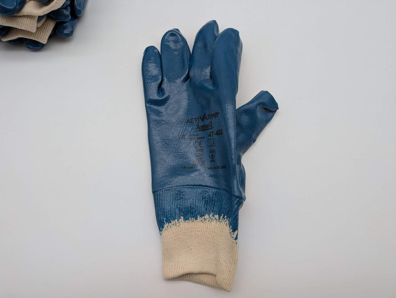 Ansell Nitrile Coated Work Gloves Med Abrasion Resistant Oil Repellent 12 Pair 3