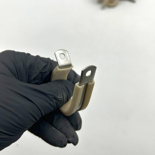 Star Technologies STAR-SS-18WP White Cushion Clamp 1.125 Dia 304 SS Pk of 20 2
