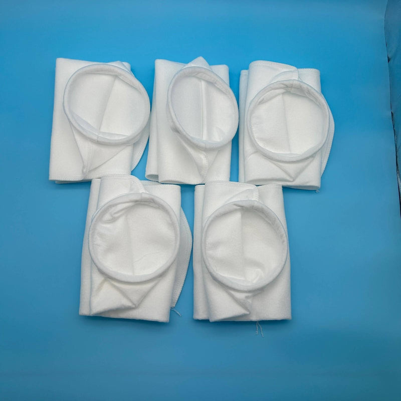 5pk Liquid Filter Sock Bag 50 Micron 7" x 32" Sewn Water Liquid Diesel Oil Dust