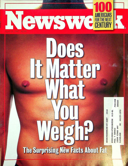 Newsweek Magazine April 21 1997 George Bush Governor of Texas Dow Jones Drop 1