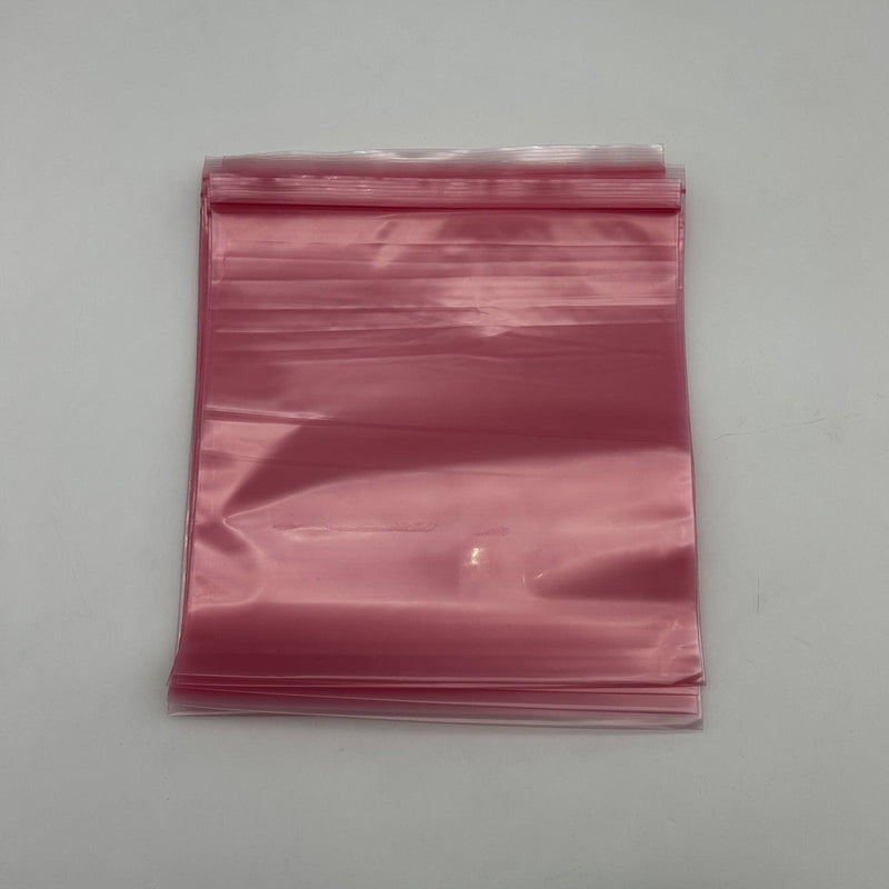 Elkay Plastics FASST41212 Pink Anti-Static Zip Lock Bags 12x12 4 Mil 25 Pack 7