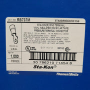 Thomas & Betts RB737M Ring Terminal Connectors 3/8" Bolt 18-14 AWG Reel of 1000 2