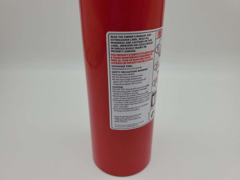 Kidde Pro Dry Chemical Fire Extinguisher 2.5 Lbs Class ABC Rechargeable 466227 3