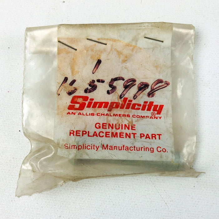 Simplicity 1655998 Pin With Hole OEM NOS Discontinued