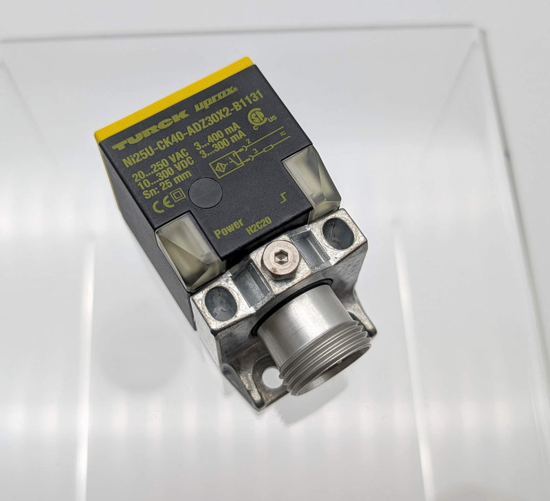 Turck NI25U-CK40-ADZ30X2-B1131 W/BS2.1 Inductive Proximity Sensor 25mm Range