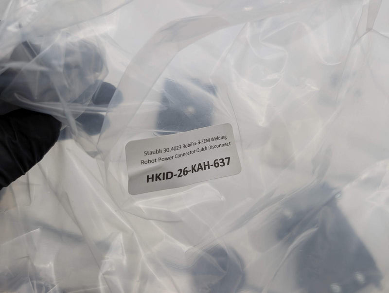 Staubli 30.4023 RobiFix-B-ZEM Welding Robot Power Connector Quick Disconnect