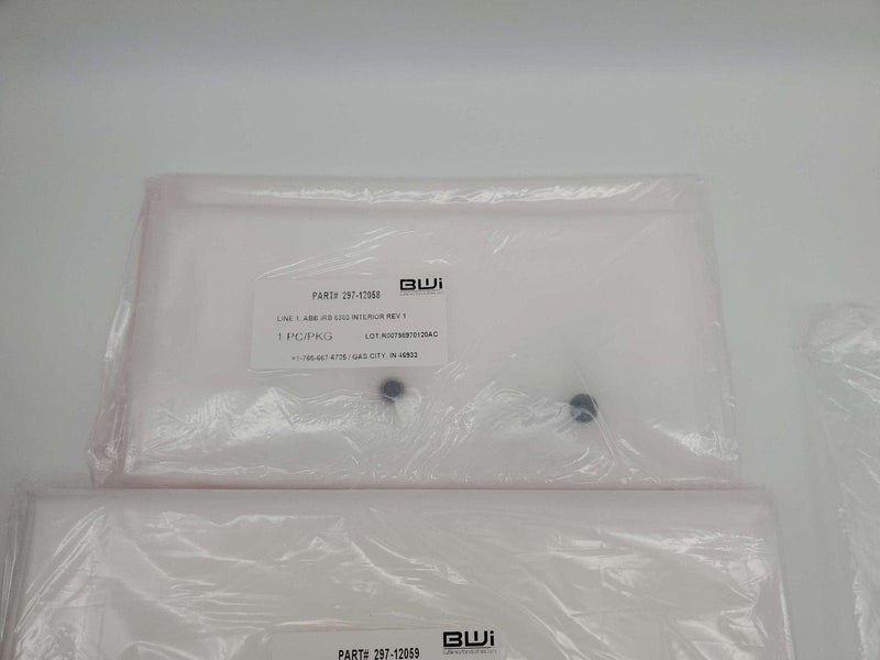 BWI 297-12061 Robot Cover for ABB IRB 5350 Door Opener Interior Rails Right Side 2