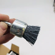 10x Weiler 10155 Nylox End Brush Abrasive 1" .022/320 Grit SC EBA-22 5