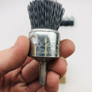 7x Weiler 10155 Nylox End Brush Abrasive 1" .022/320 Grit SC EBA-22 8