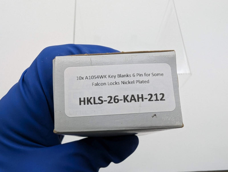 10x A1054WK Key Blanks 6 Pin for Some Falcon Locks Nickel Plated 3