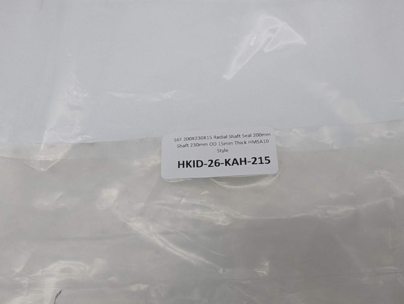 SKF 200X230X15 Radial Shaft Seal 200mm Shaft 230mm OD 15mm Thick HMSA10 Style 6
