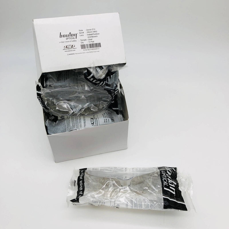 PIP 250-01-0902 Safety Glasses Zenon Z12 Indoor Outdoor Anti Scratch Clear 12pr 9