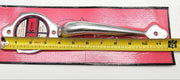 Kwikset Escutcheon Handle & Deadbolt Trim Satin Chrome 12" Long Vintage NOS 7