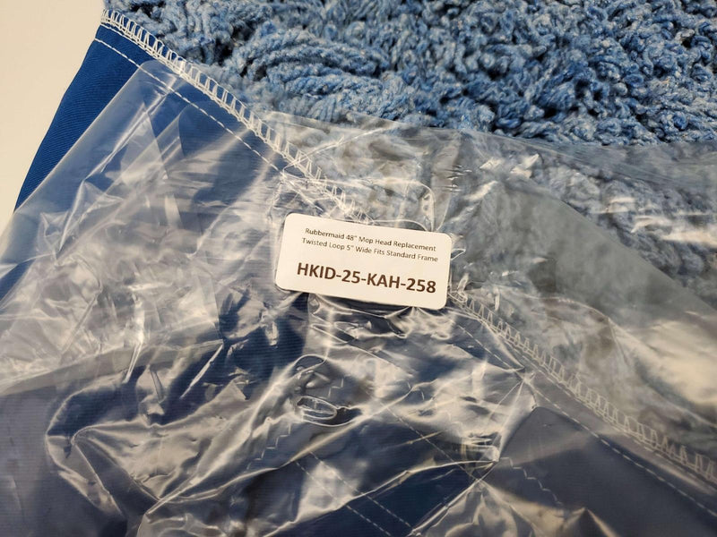 Rubbermaid 48" Mop Head Replacement Twisted Loop 5" Wide Fits Standard Frame 5