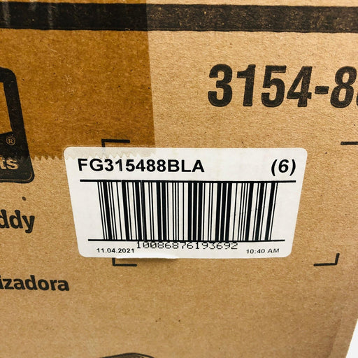 Rubbermaid FG315488BLA Carry Caddy Food Delivery Cleaning Water Bottles Blck 6pk 2