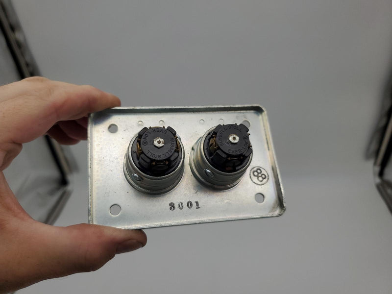 Russellstoll 8734R Midget Duplex Reverse Service Receptacle 20A 250V 3P 4 Wire 4