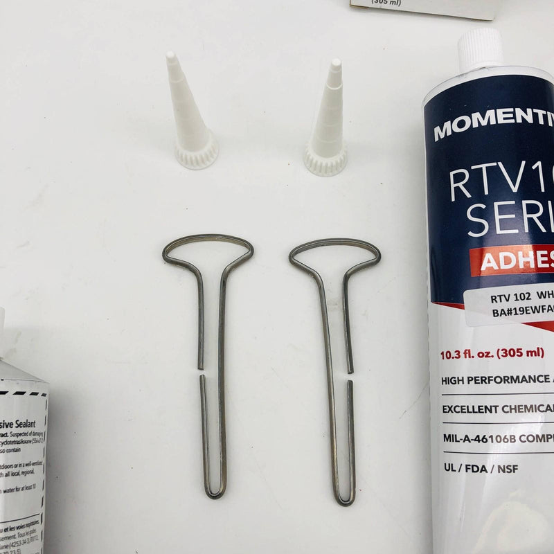 2x Momentive RTV 100 Series Silicon Rubber Adhesive Sealant RTV 102 WH 10.30oz 4