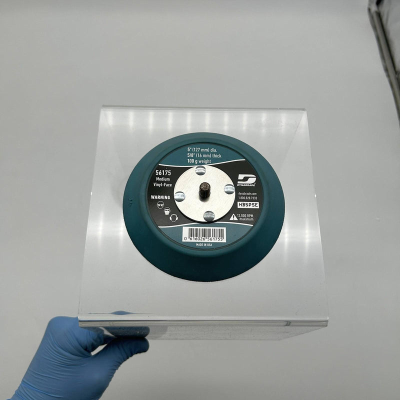Dynabrade 56175 Orbital Disc Pad 5in Non Vacuum Medium Density 5/8" Thick 5