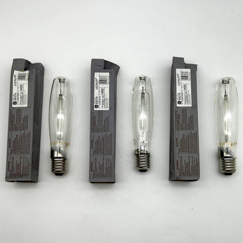 GE 85379 Lucalox HID Lamp LU400/H/ECO 400 Watt High Pressure Sodium Lot of 3