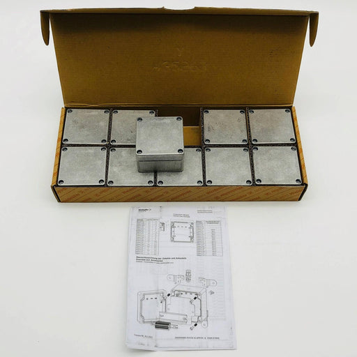 10pk Weidmuller 0342000000 Aluminum Enclosure Empty Housing Klippon K1 1
