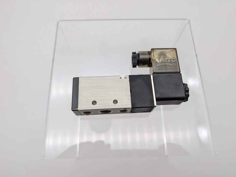 Shako BM520-02-S Solenoid Valve 5 Port 2 Way 1/4" Port 22–116 PSI