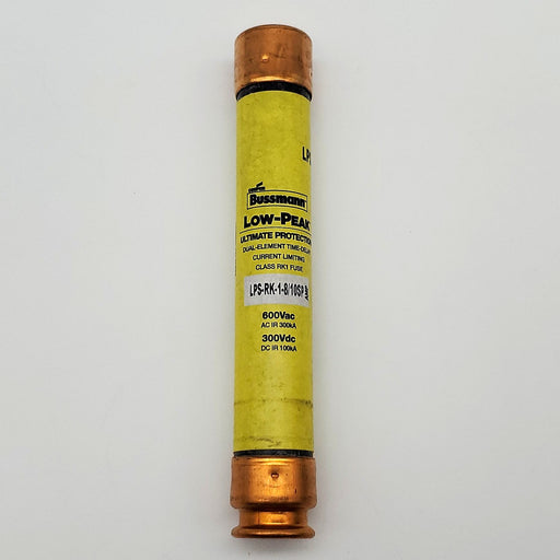 Bussmann LPS-RK-1-1/8SP Fuse 1.125A 600V Time Delay Low Peak 1