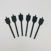 Cle-Line C17113 Power Wood Bore Bit Spade 1-1/8 x 6in Black Oxide 1823 HSS 6pk 12