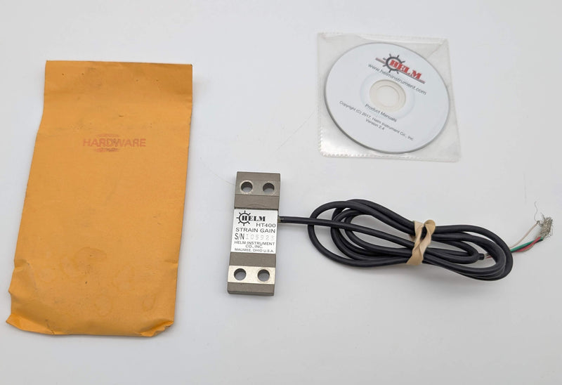 HELM HT400 Strain Gain Load Sensing Transducer 3' Cable 400 Microstrain Capacity