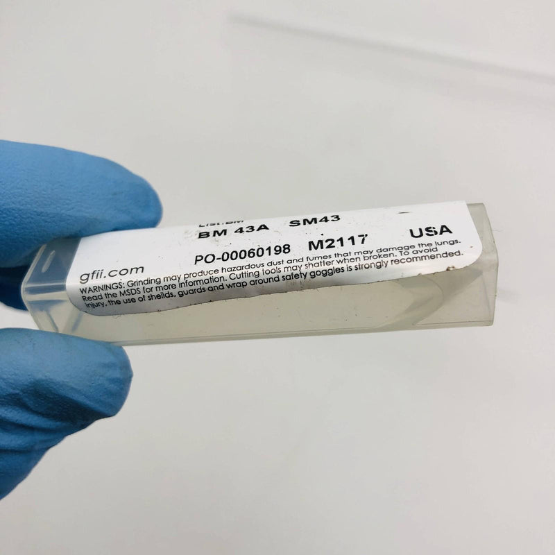 Greenfield Bassett B55648 Carbide Burr 1/8X1/8X5/8X1-1/2 BM43 BM 7D Point Cone 3