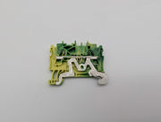 WAGO 2002-1207 Ground Terminal Blocks 2-Conductor DIN Rail Pack of 5 3
