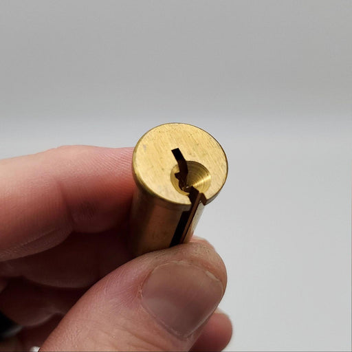 2x Schlage 33-406 Cylinder Plugs 1-1/8" F Keyway 6 Pin Satin Brass 606 2
